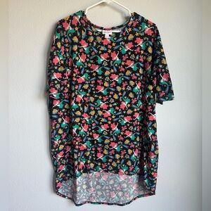 LuLaRoe Irma Disney's Little Mermaid Tunic Top Dopamine Dressing Size Small